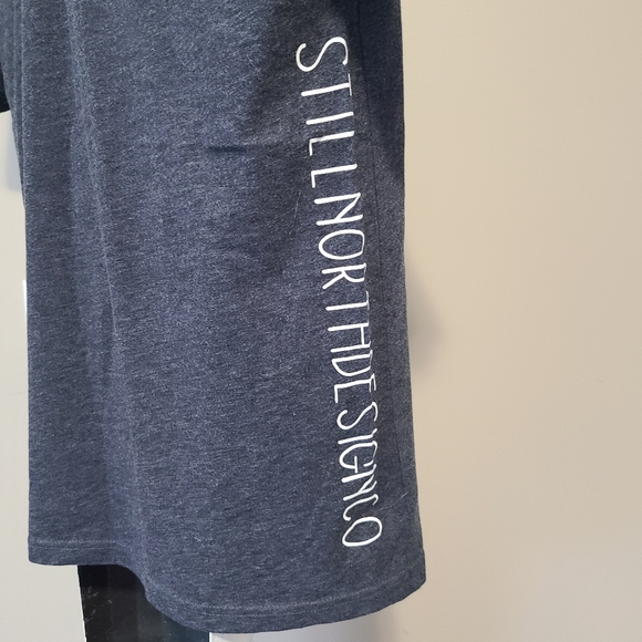 STILL NORTH | Grey Super Soft Cotton Quarantine & Chill Tee Shirt - Picture 5 of 6